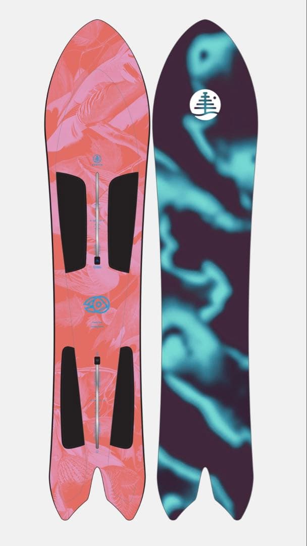 新品Burtonファミリーツ リー3DチャンネルサーファーFat Top 156