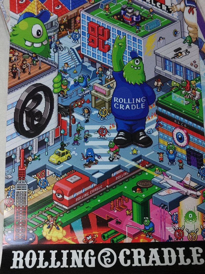 アニメポスター　ROLLING CRADLE 　印刷物　アート　アニメポスター