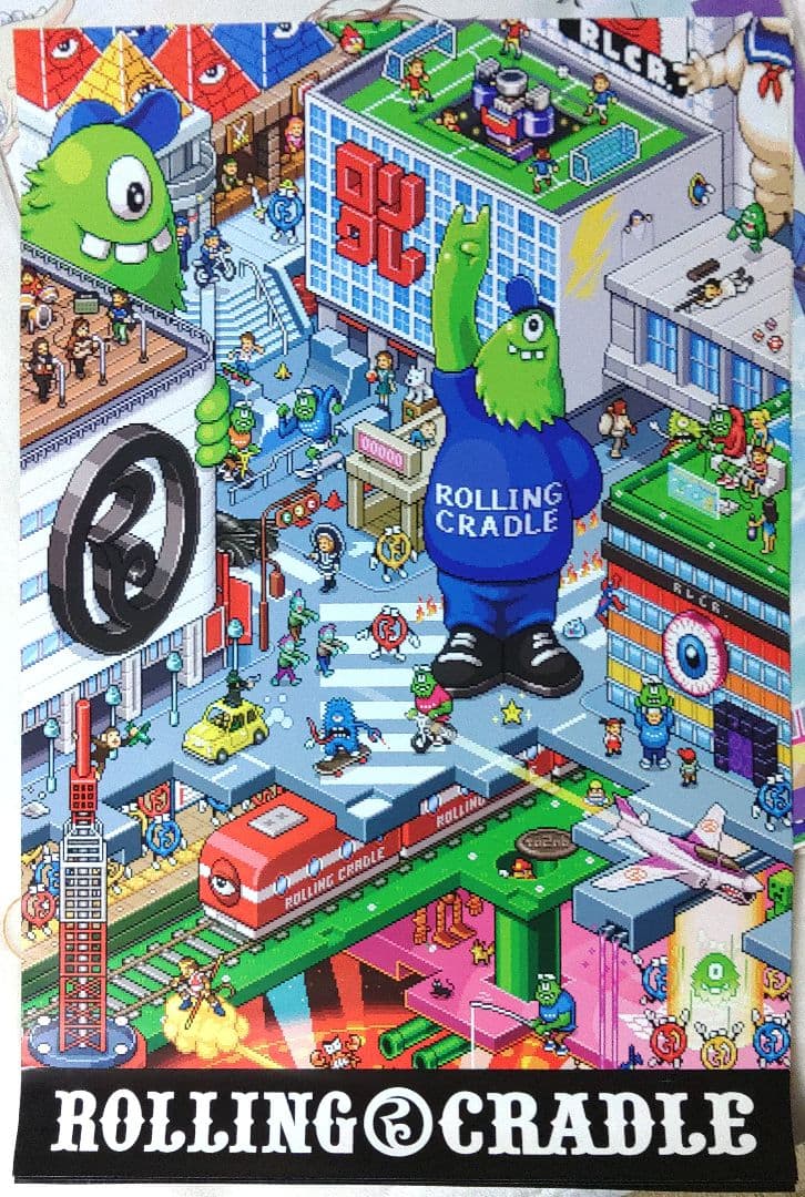 アニメポスター　ROLLING CRADLE 　印刷物　アート　アニメポスター