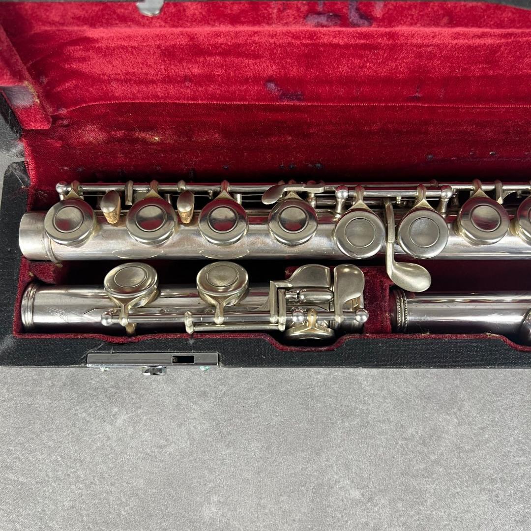 サンキョウフルート　シルバーソニック　管体銀製　SANKYO　SILVER　吹奏