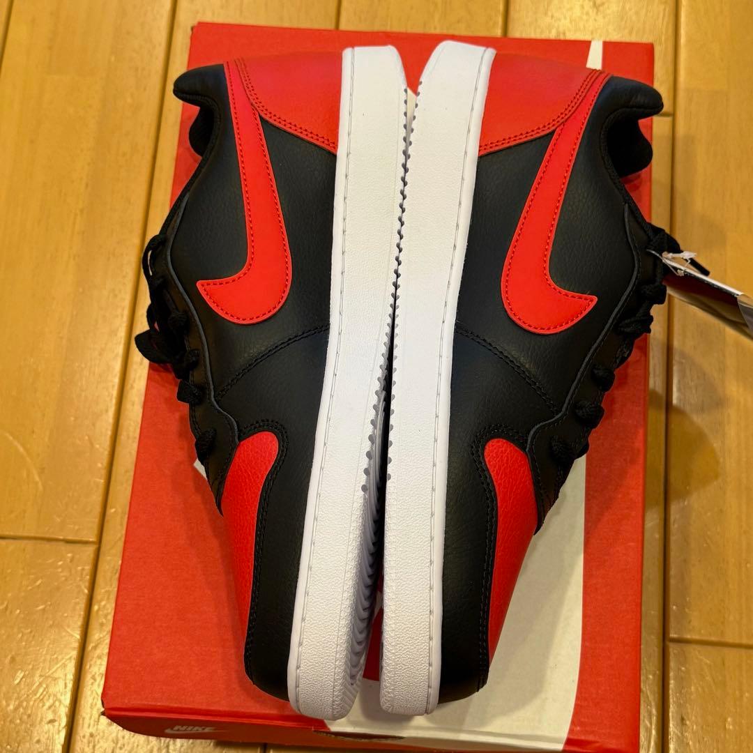 NIKE エバノン Low ブラック/レッド 10.5 US 28.5cm