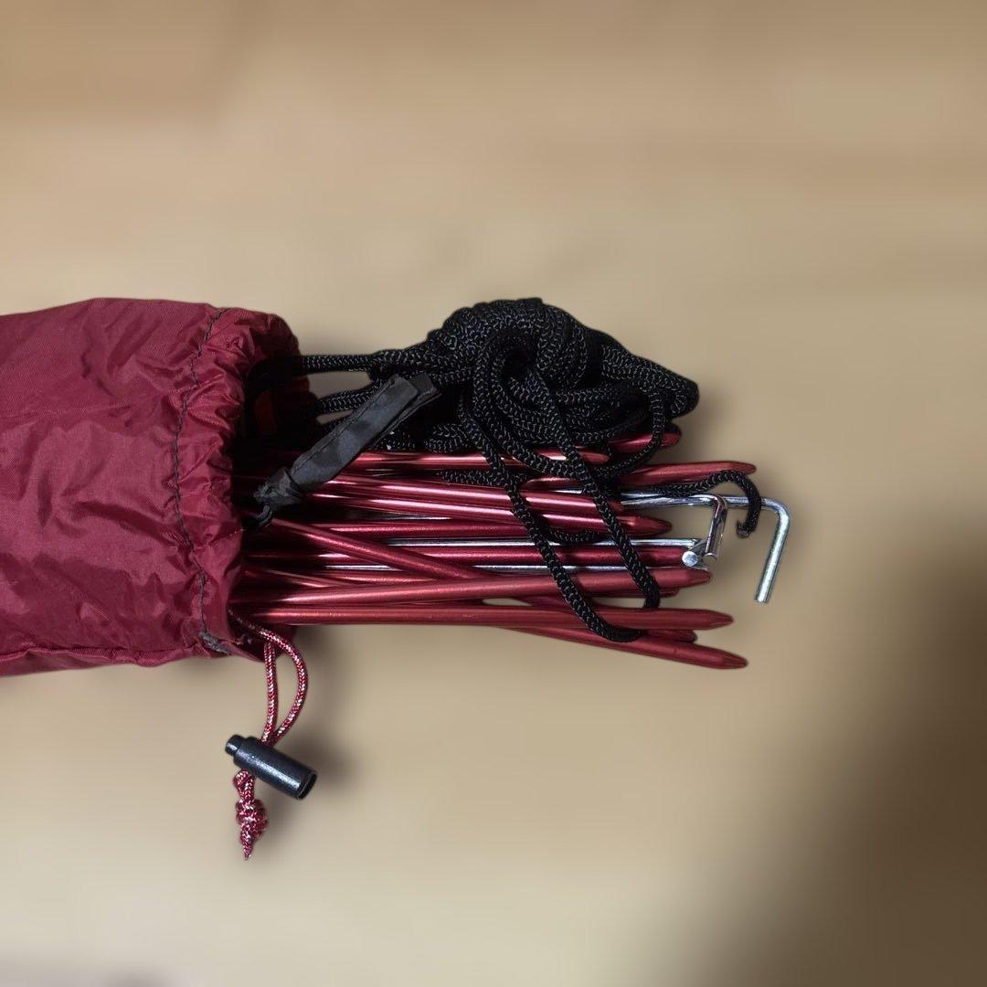 MSR 山岳テント 赤　エリクサー3