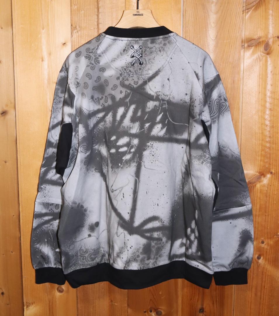 新品 ラッセルノ クルーネック プルオーバー スプレーペイズリー(6/XL) Ⓗ