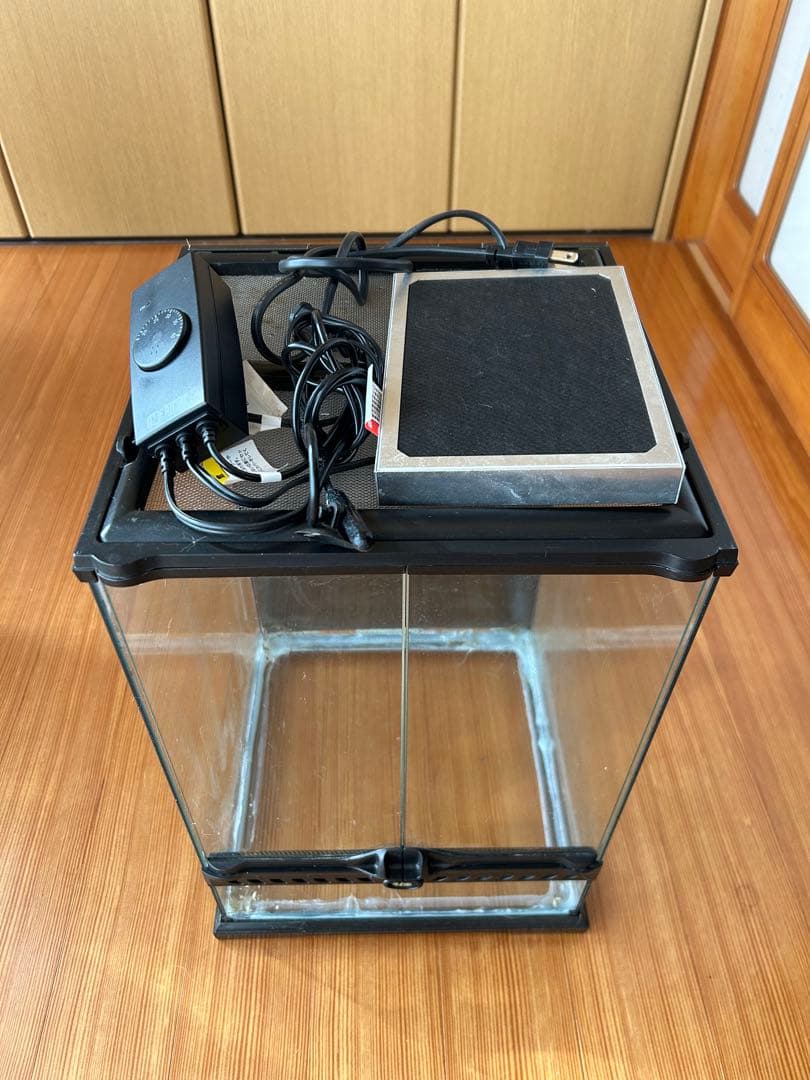 【最終値下げ、送料込み】グラステラリウム3045 暖突s サーモスタット付き