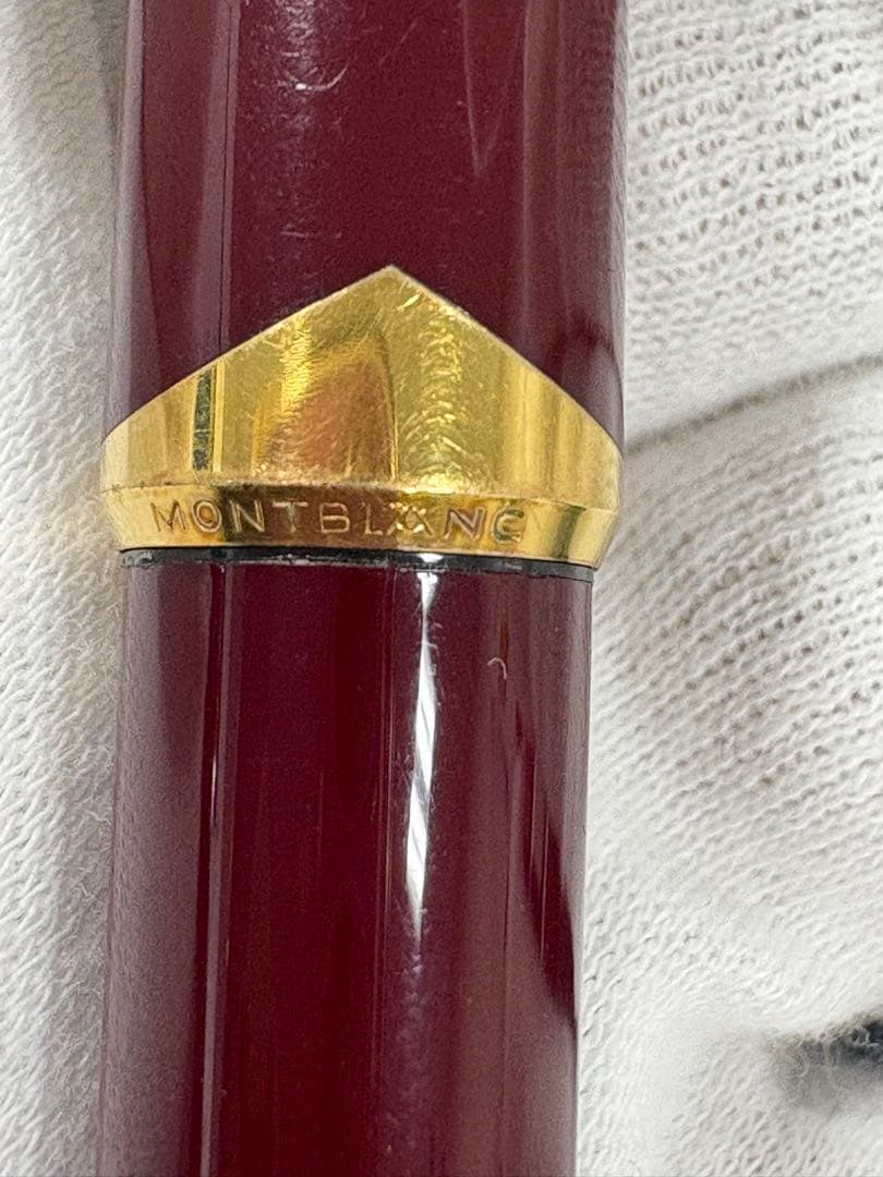 Montblanc 赤 万年筆 専用ボックス付き