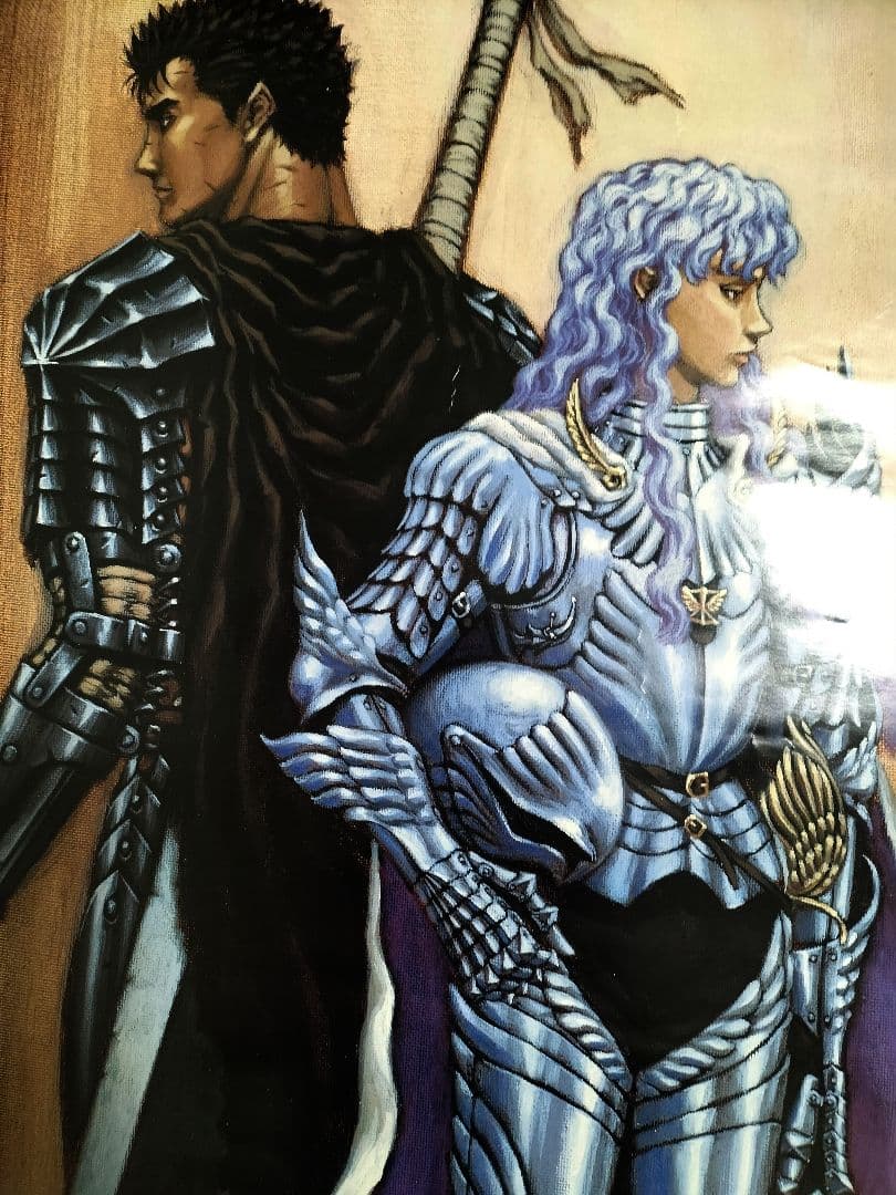 ベルセルク ポスター グリフィス&ガッツ 2001年 ヤングアニマル 三浦建太郎