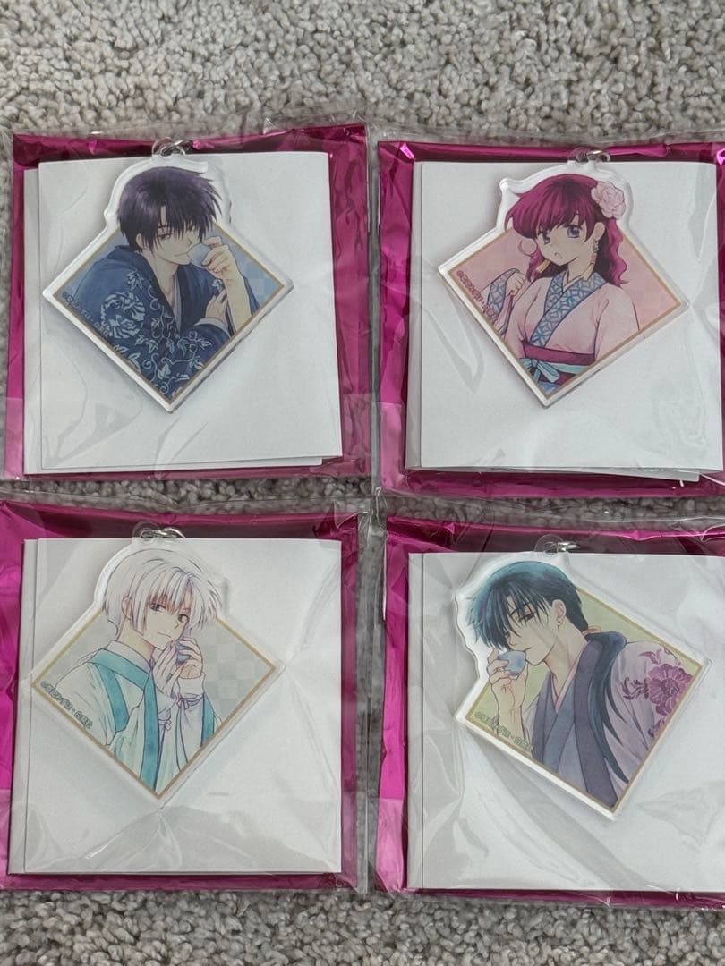 暁のヨナ　カフェ　アクリルキーホルダー　コンプリートセット