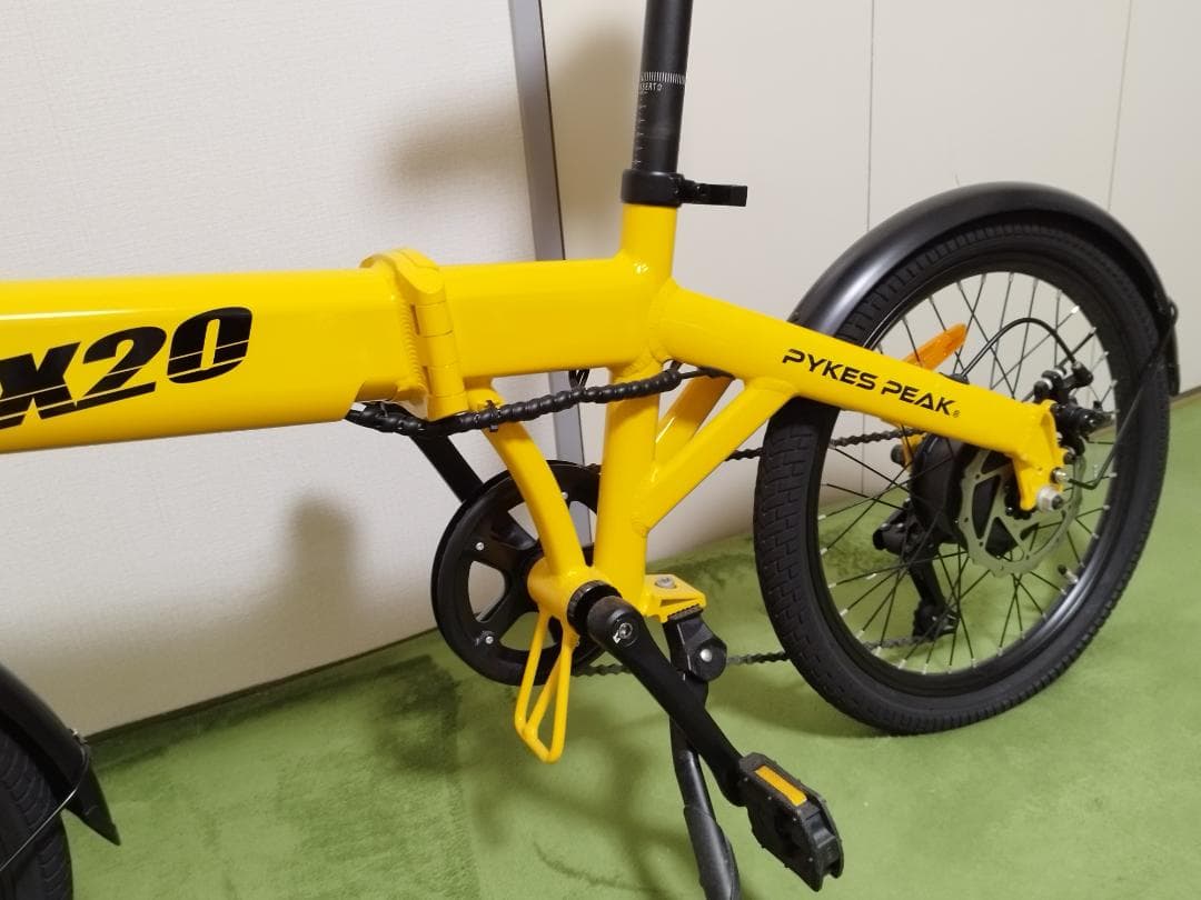【美品 走行小】PYKES PEAK X20（電動アシスト折りたたみ自転車）