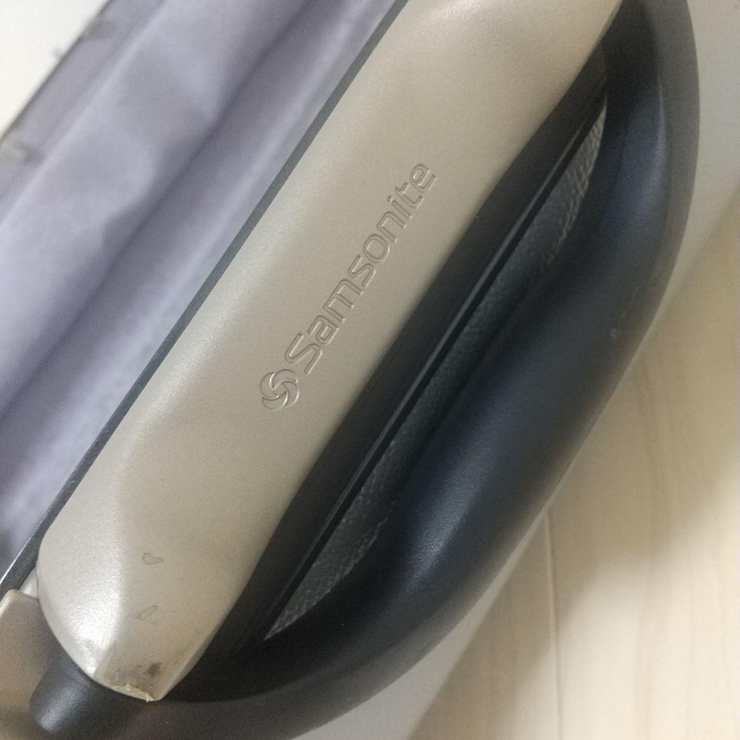 【美品】Samsonite シルバー 中型 ハード キャリーケース スーツケース