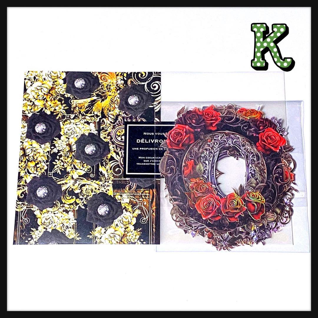 【K】フローラルフレーム♥Darkness Fairy18枚♥コラージュ素材♥