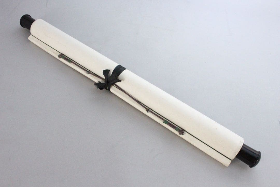 No5191 掛軸　在銘　四行書　肉筆紙本　書画　古筆　墨跡　古美術　送料無料