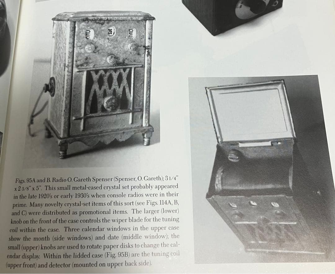 値下げしました！　鉱石ラジオ Radio Gareth Spenser (米製)