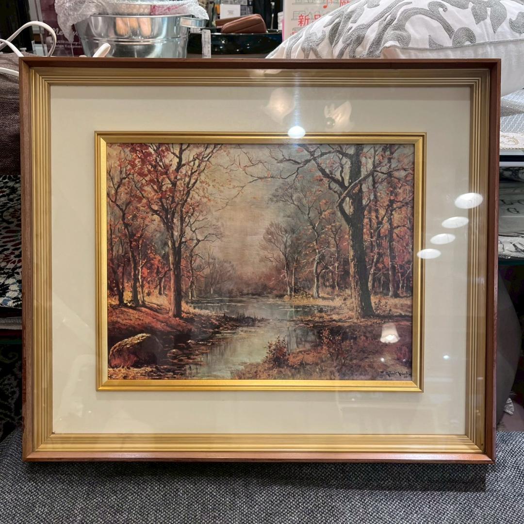 【複製名画】Robert Wood 10月の朝 ロバート・ウッド 絵画 模写