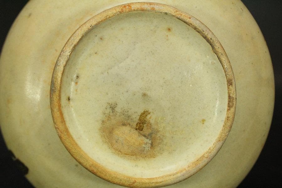 李朝 鉄絵 秋草紋 瓶 高30cm(ZE554)