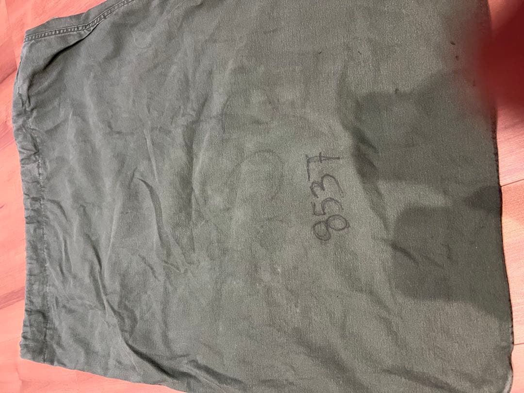 は*る様 USパップテント　ポール蚊帳グランドシート、ランドリーバッグ付き　軍幕