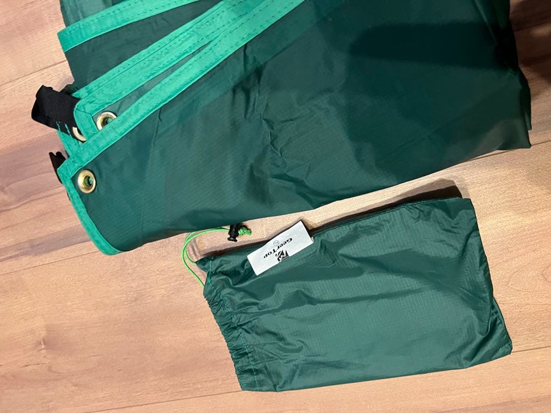 は*る様 USパップテント　ポール蚊帳グランドシート、ランドリーバッグ付き　軍幕