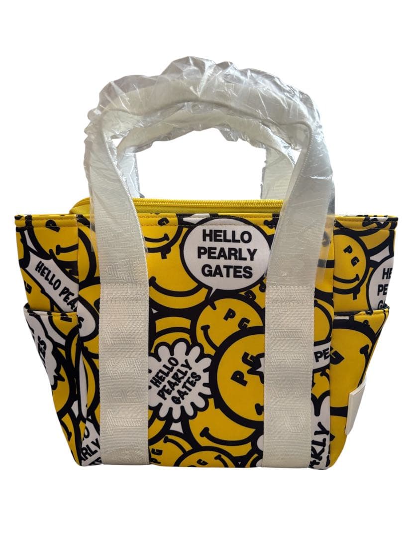PEARLY GATES スマイリーフェイス ハワイ限定ラウンドトートバッグ
