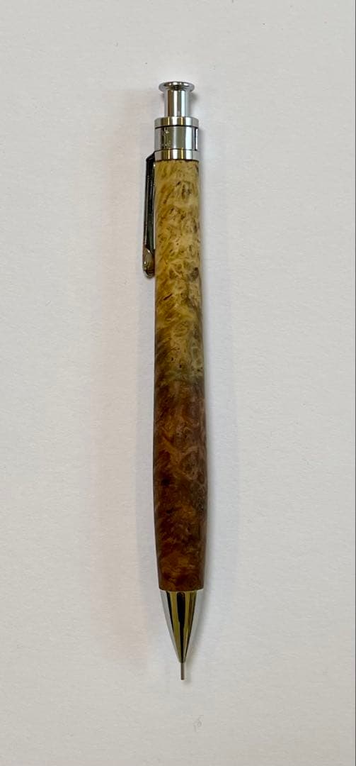 工房楔 花梨紅白（こぶ杢） シャーペン