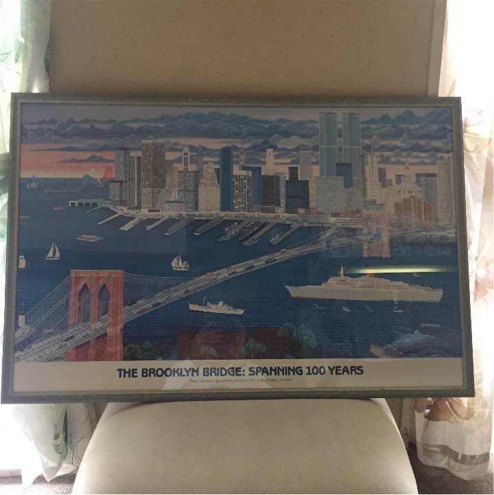 絵画 ブルックリン橋