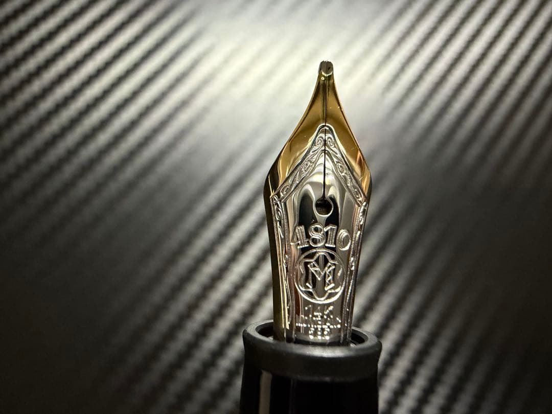 未使用に近い モンブラン マイスターシュテュック 145 ブラック M 万年筆