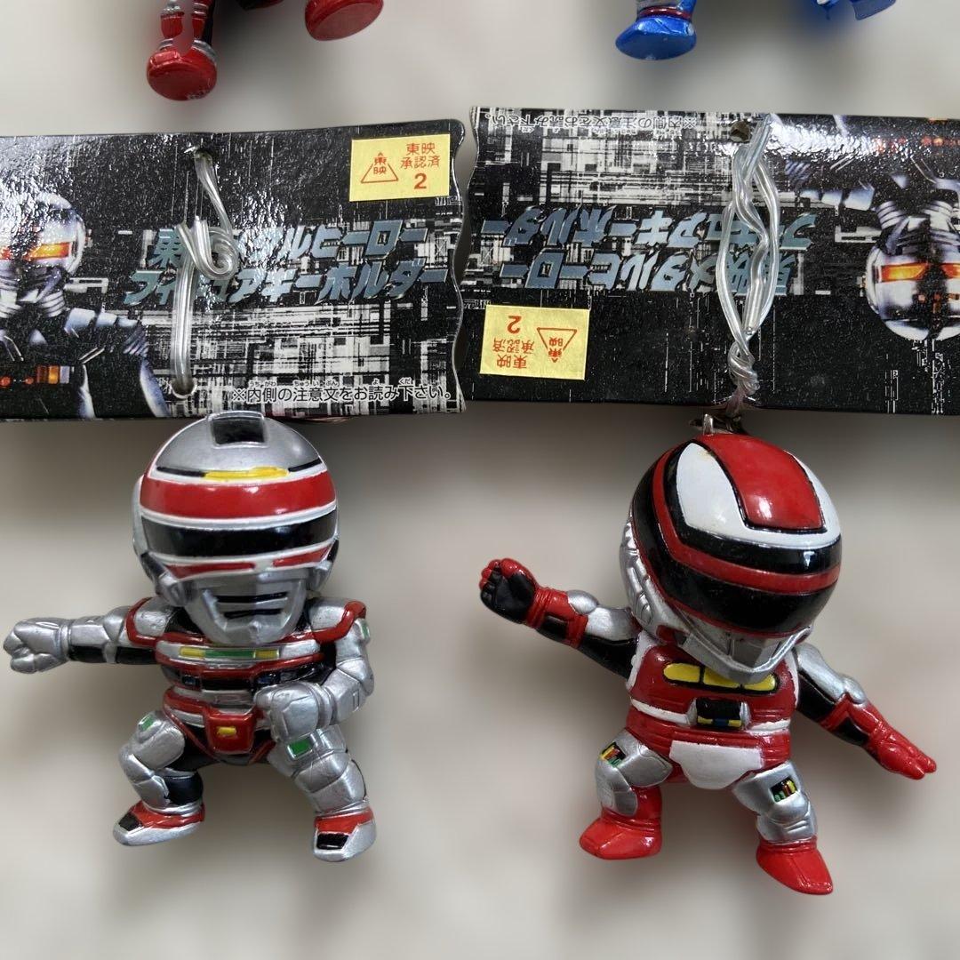 東映　メタルヒーローフィギュアキーホルダー　未使用タグ付き　全8種セット