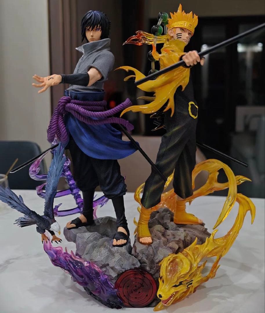ナルト うちはサスケ 2点 ガレージキット ガレキ スタチュー⑥⑨