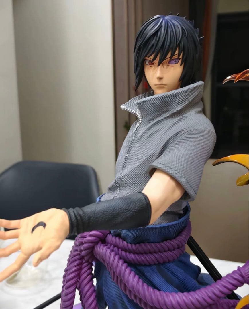 ナルト うちはサスケ 2点 ガレージキット ガレキ スタチュー⑥⑨