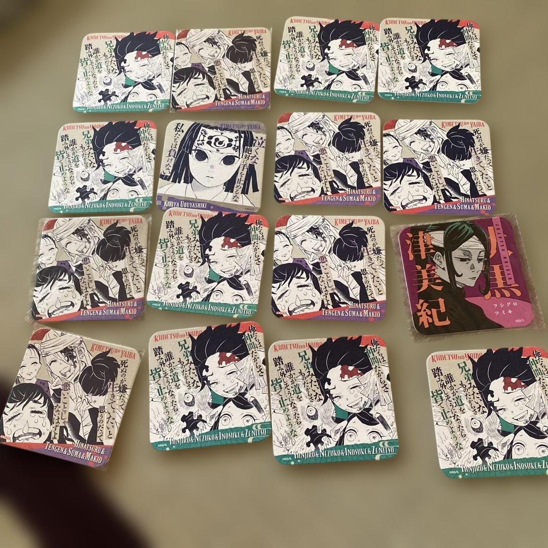 鬼滅の刃 原画展 アートコースター炭治郎・禰豆子・伊之助・善逸