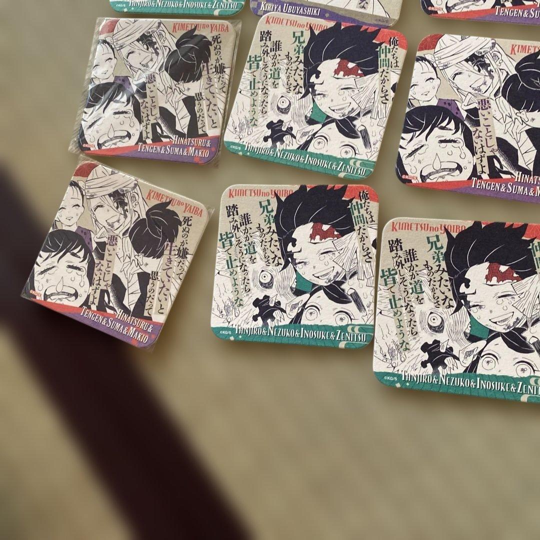 鬼滅の刃 原画展 アートコースター炭治郎・禰豆子・伊之助・善逸