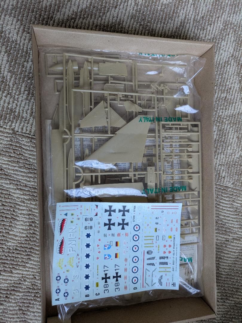 帳レア　プラモデル 1/72 ファントムⅡ　シリーズ3個セット