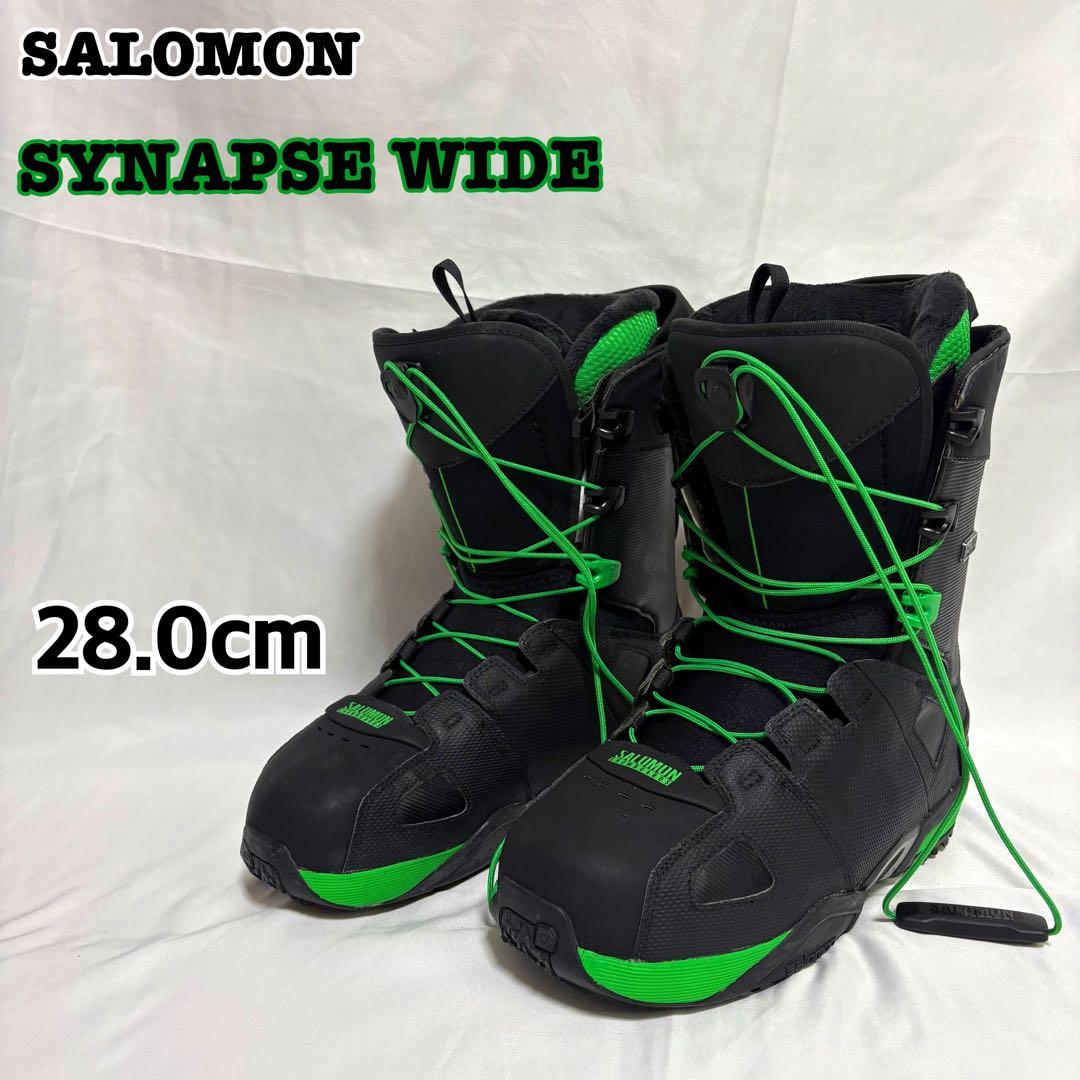 ◎美品 SALOMON SYNAPSE WIDE スノーボードブーツ 28.0