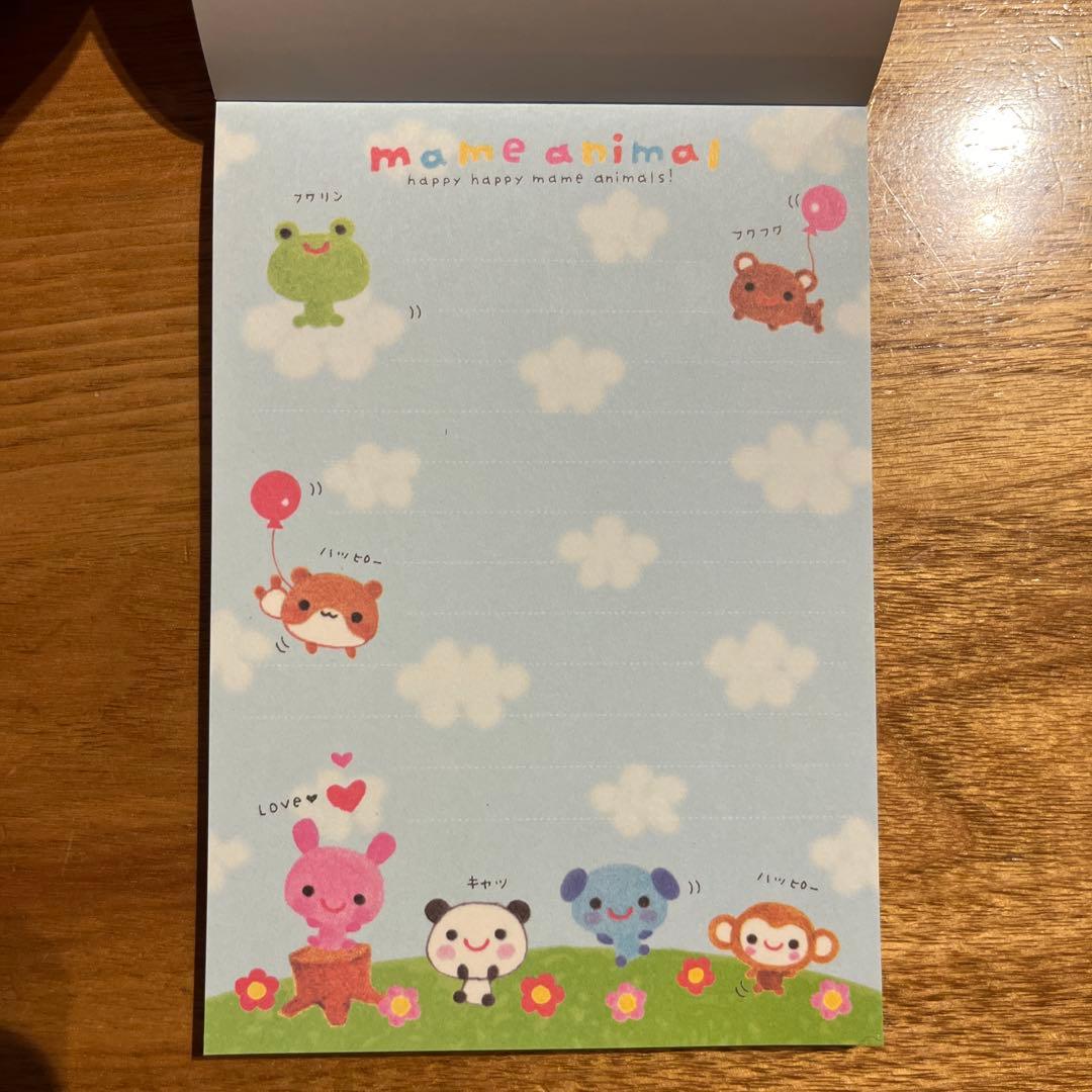 平成レトロ　メモ帳　マメアニマル　うさぎ　ハムスター