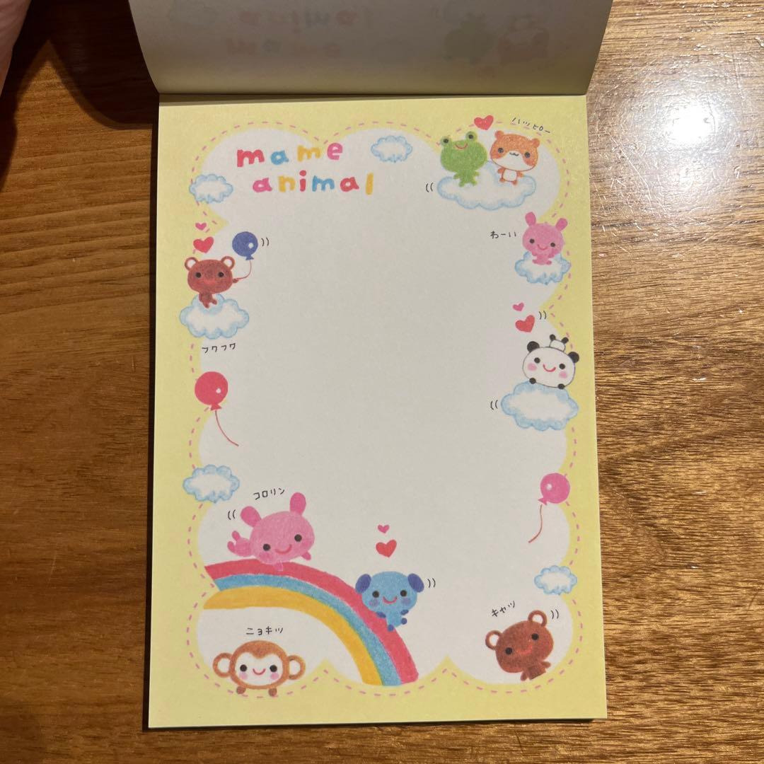 平成レトロ　メモ帳　マメアニマル　うさぎ　ハムスター