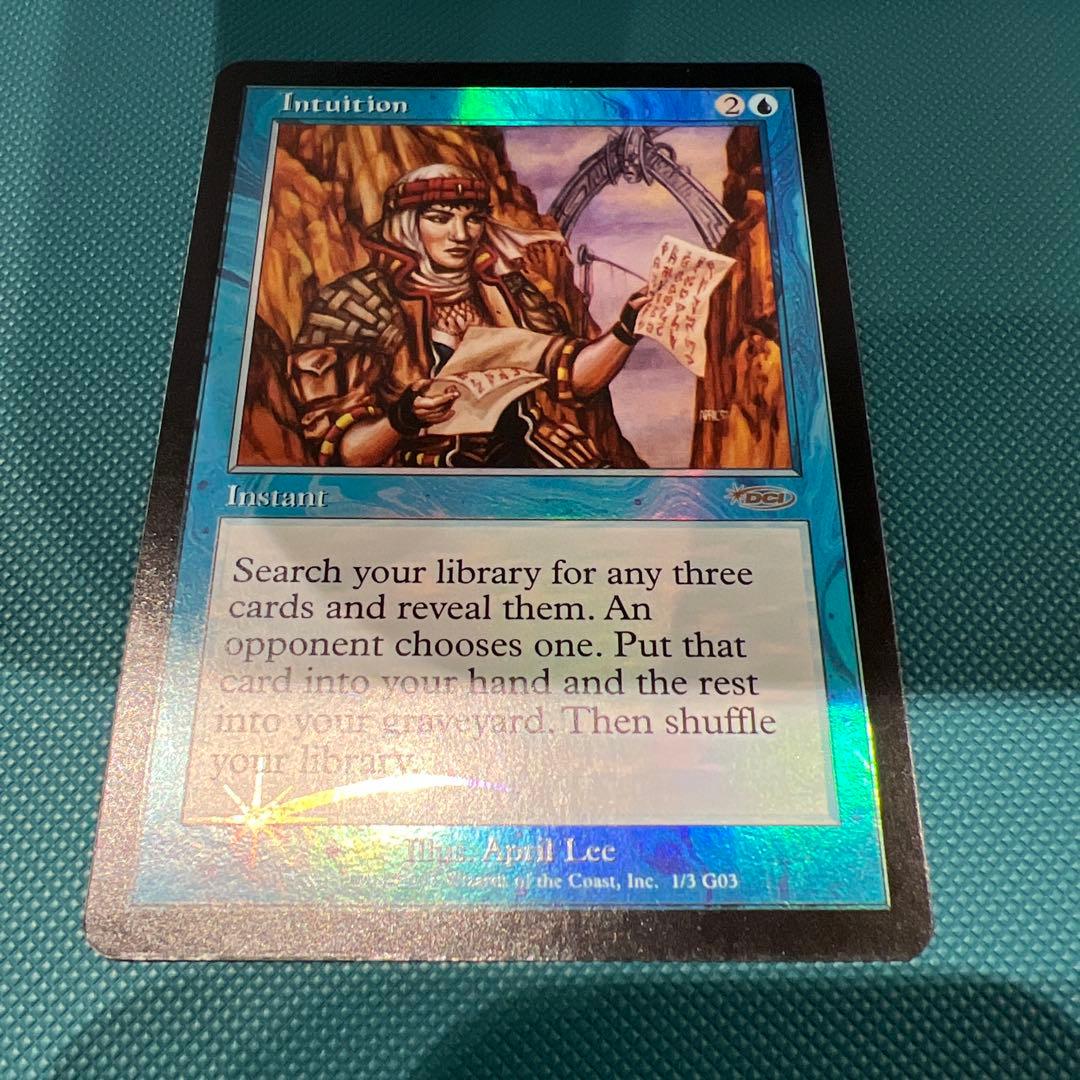 MTG ジャッジ褒賞 直観 foil