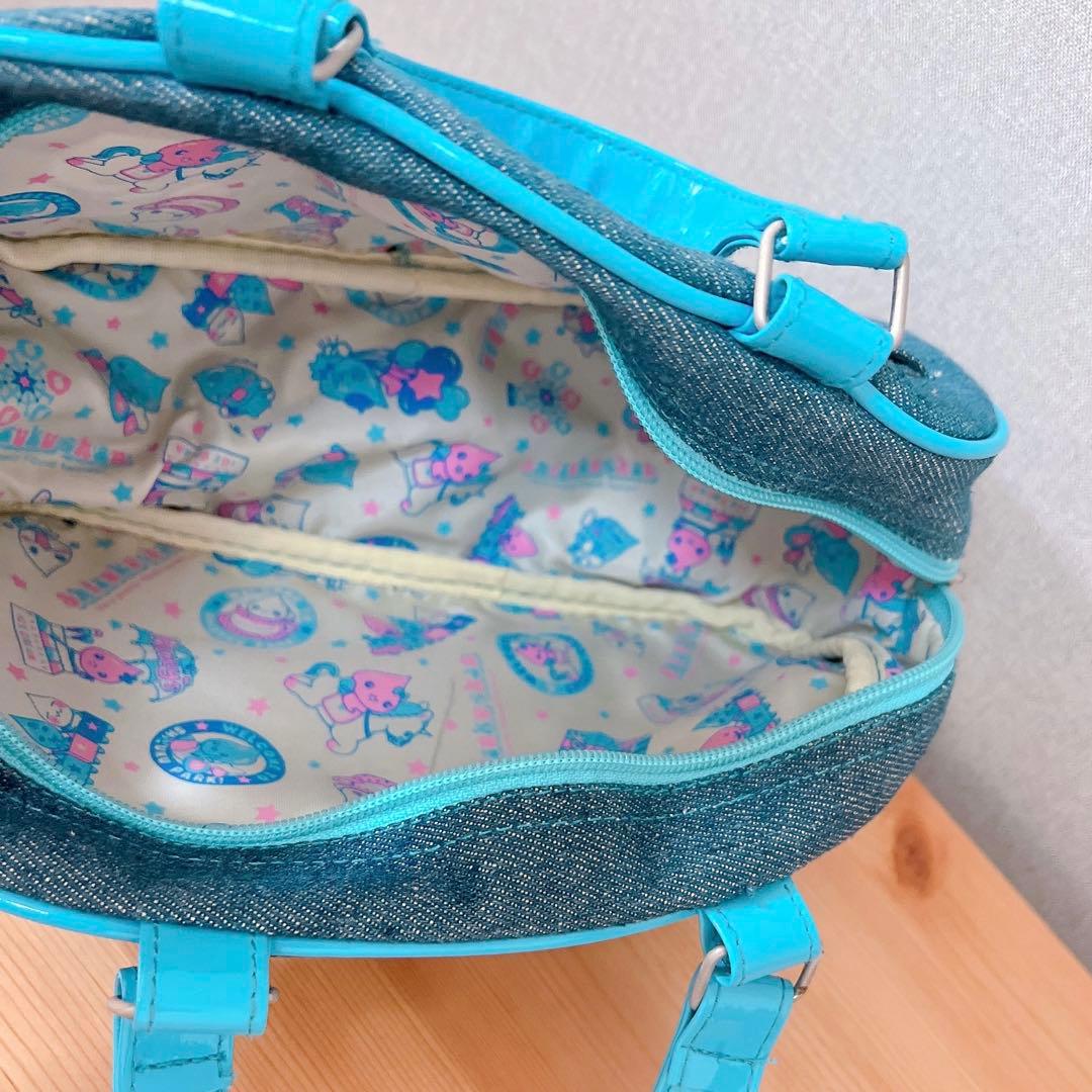 平成レトロ しずくちゃん デニムバッグ