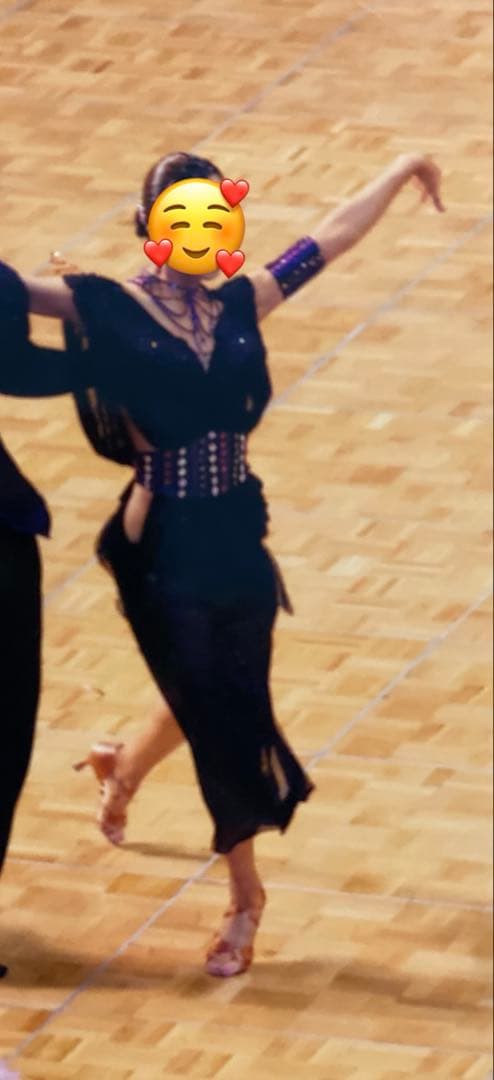 最終値下げ！社交ダンス ラテンドレス タカダンス　アクセサリー・衣装袋付き