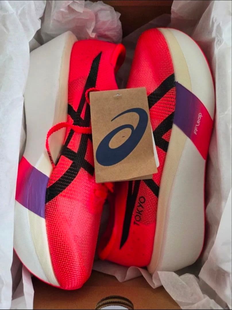 【未使用】ASICS メタスピードスカイ トーキョー 26.5 レッド 最軽量