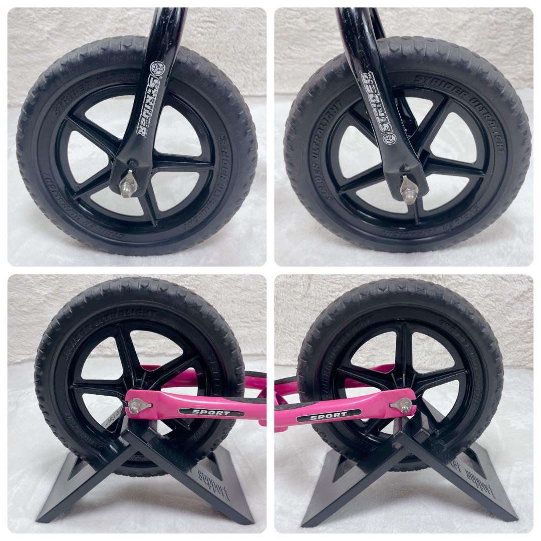 ✨美品✨　STRIDER 12インチ SPORT 大人気色　ピンク　スタンド付