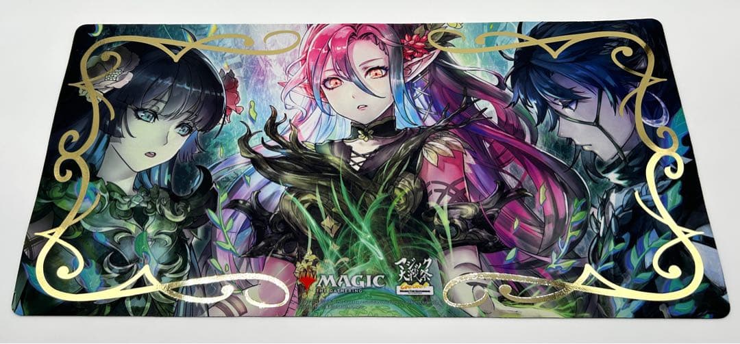 ラノワールのエルフ　プレイマット　箔押し　マジック大戦祭　藤ちょこ　TOP8