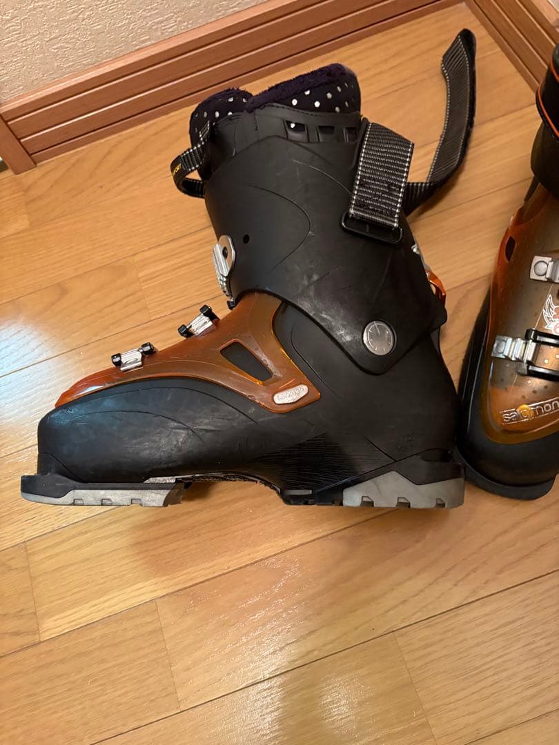 スキー用ブーツ ブラック/オレンジ
