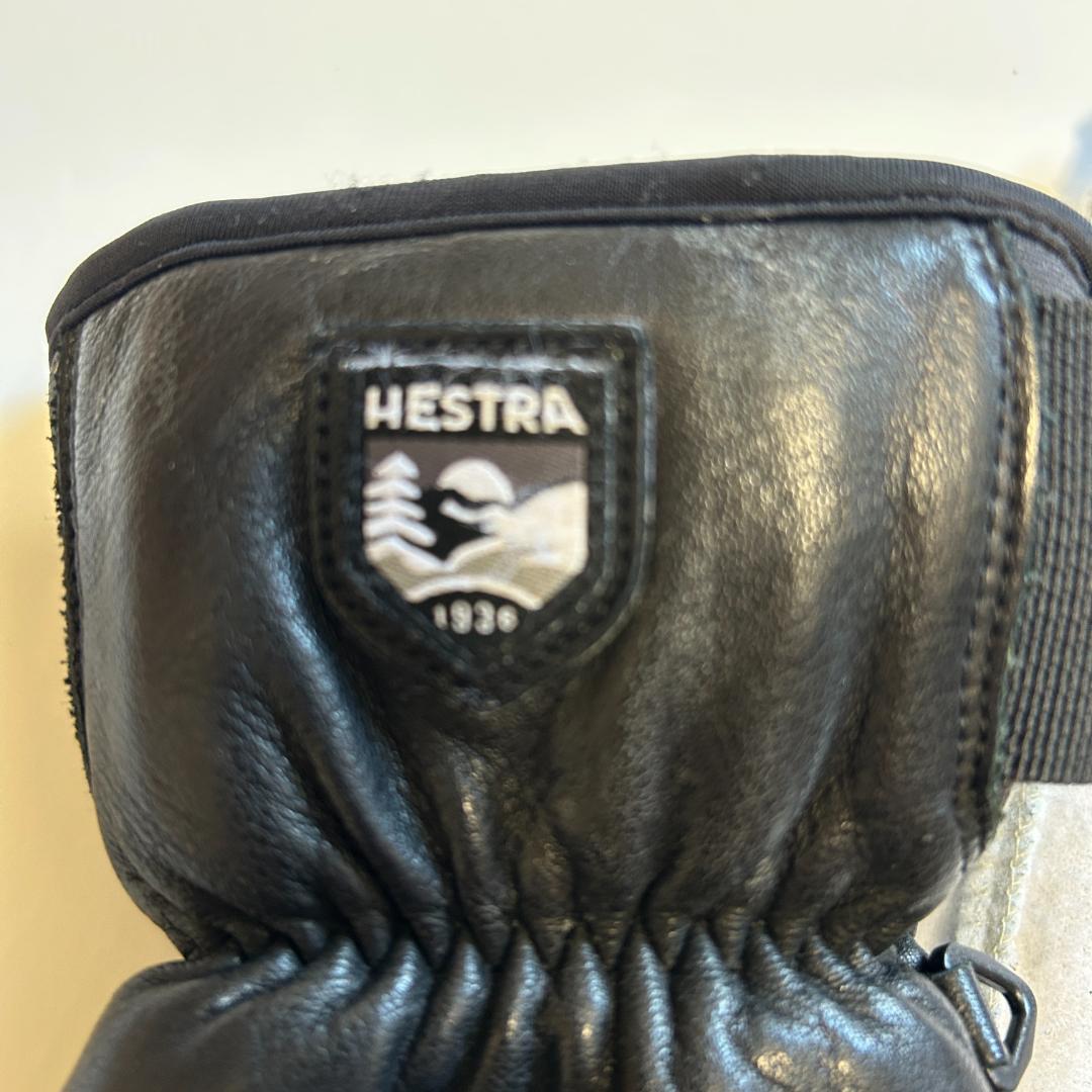 HESTRA ブラック ミトングローブ サイズ7