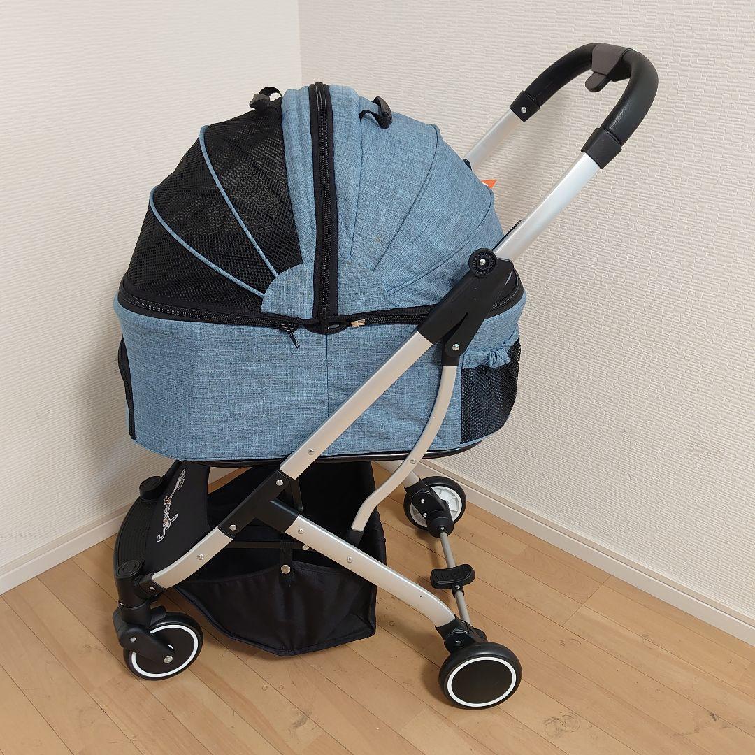 PETTOM 分離型 ペットカート 折りたたみ可 ペットキャリー