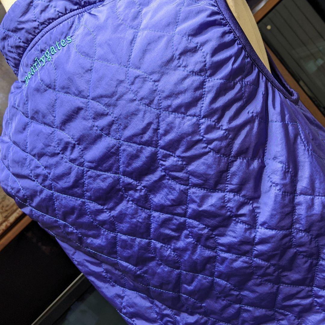 パーリーゲイツ　キルティング　リバーシブル　ナイロン　中綿　ベスト　ゴルフウェア