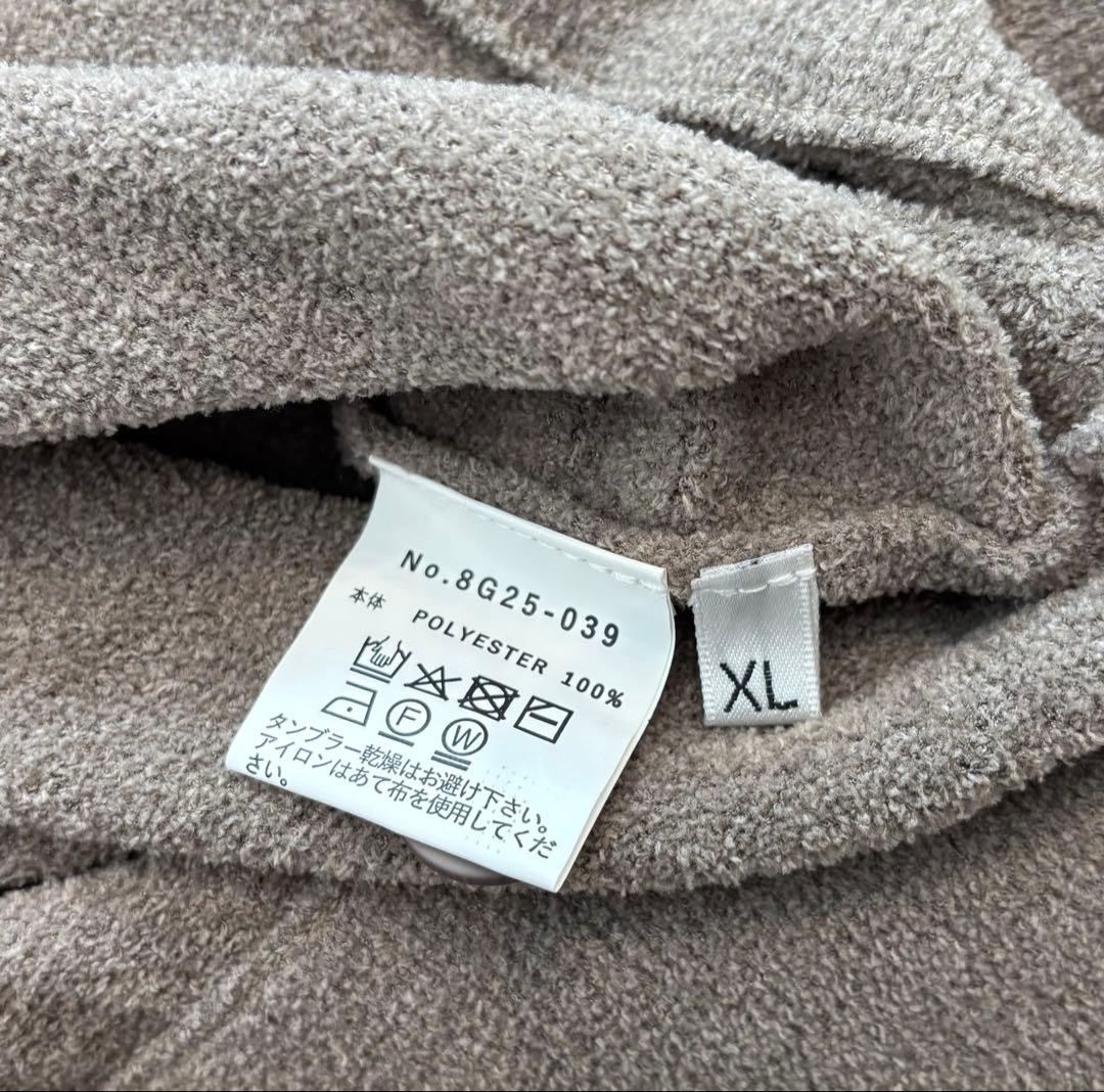 メンズウェア 8G SHOOT CHENILLE KNIT CARDIGAN -GREIGE-