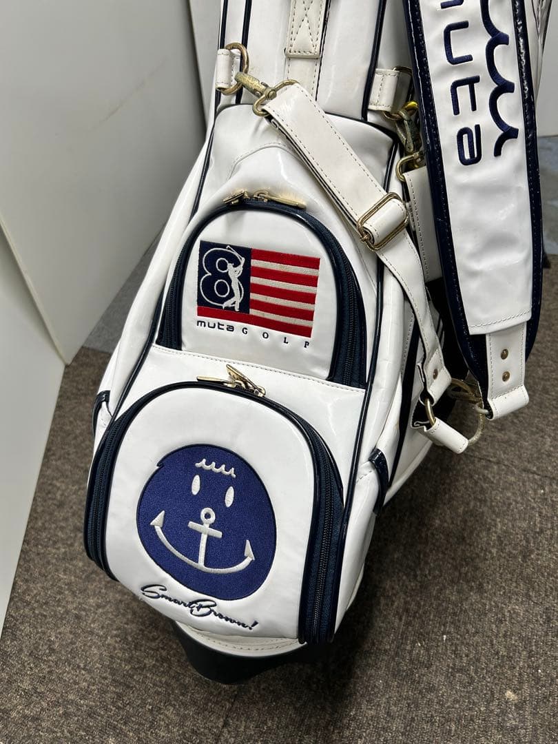 muta marine ゴルフキャディバッグ ホワイト