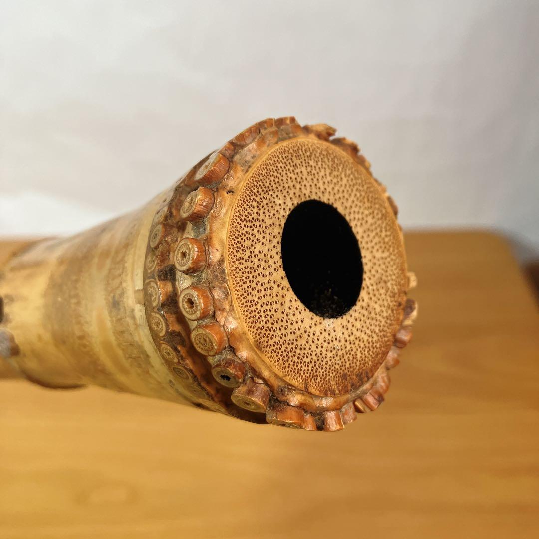 尺八 竹治銘 約1.4尺 42cm 和楽器 伝統工芸 竹製 管楽器