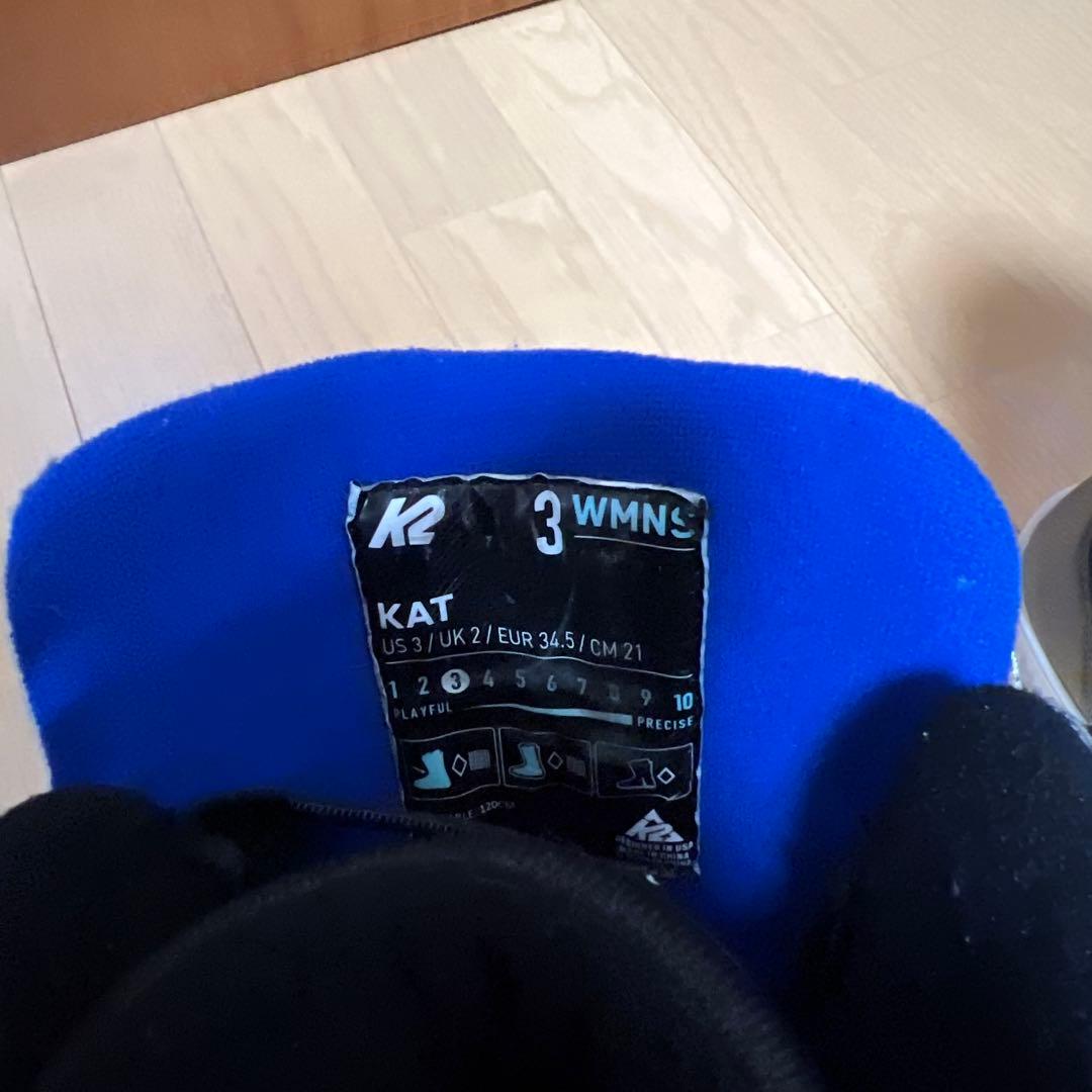 【Atu様】専用K2 子ども用スノーボードブーツ グレー／ホワイト 21㎝