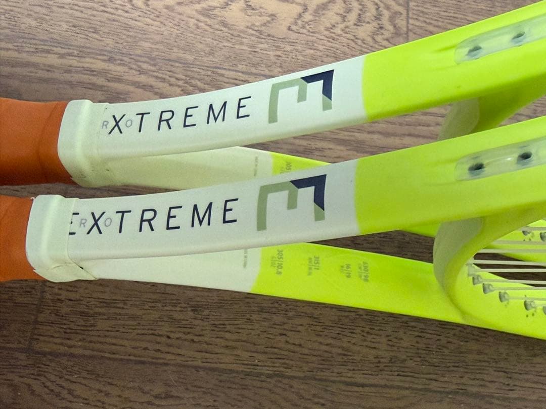 HEAD エクストリーム　プロ2本セットG3 革グリップグロメット新品￼