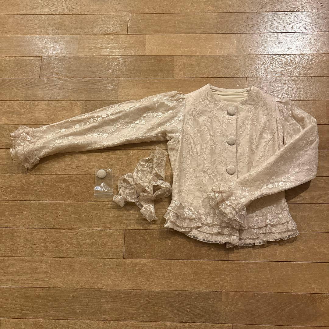 フラメンコ　ブラウス　レース　美品