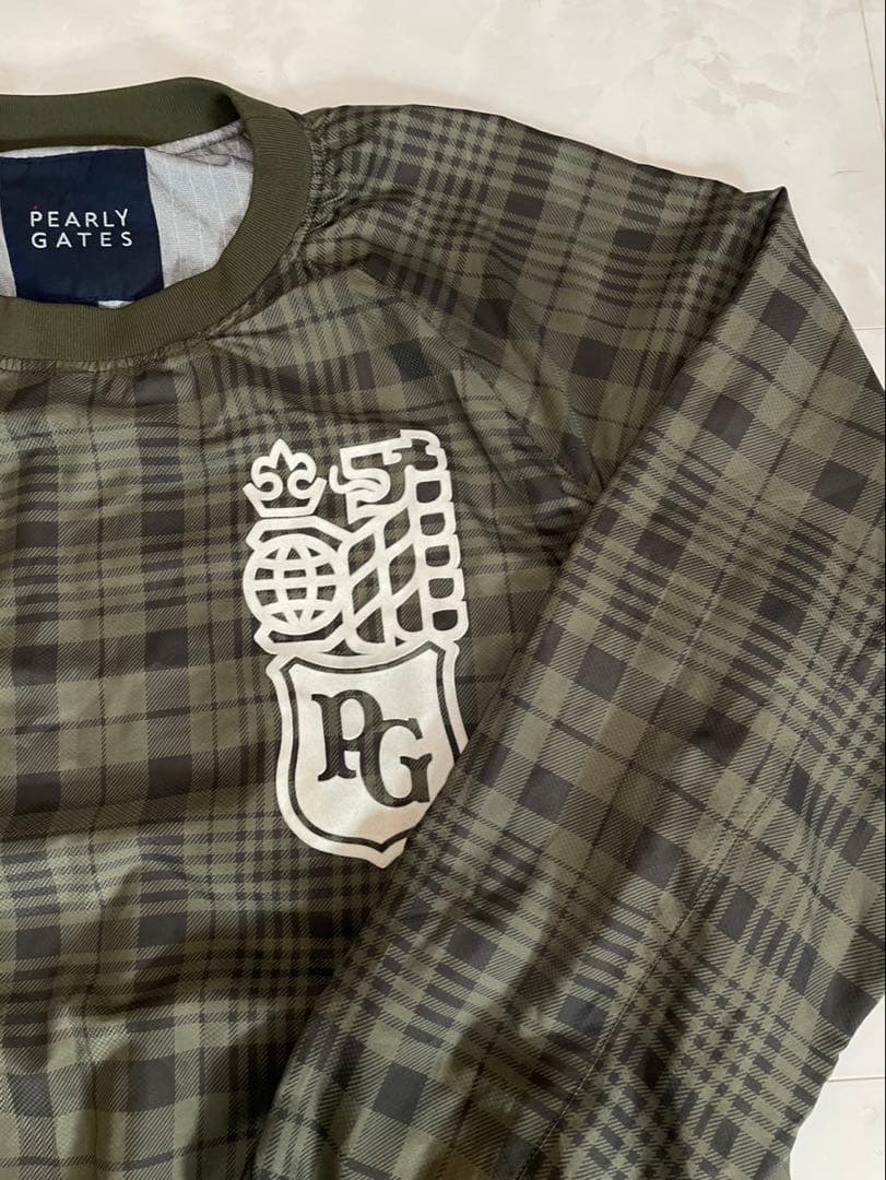 正規品　ほぼ未使用　パーリーゲイツ　チェック　スニード　ブルゾン　蓄熱　撥水